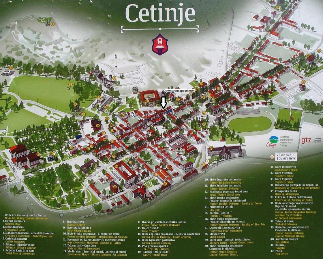Downtown Apartment Cetinje Exterior foto